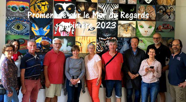 Promenade sur le Mur du " Regard Animal" Juin 2023